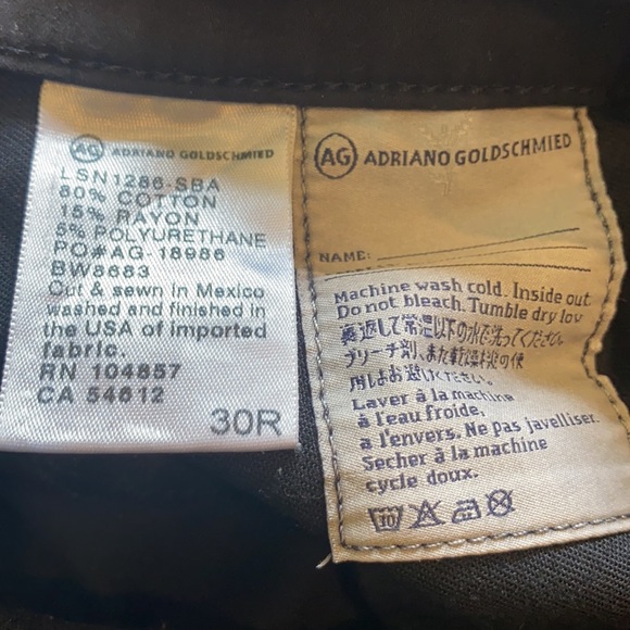 AG the Stevie Slim Straight, 30R - Picture 16 of 17